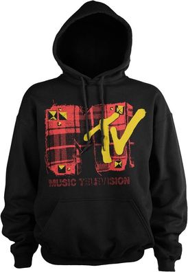 Plaid MTV Hoodie Black