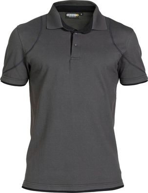 Dassy Poloshirt Orbital COSPA46 Anthrazitgrau/Schwarz