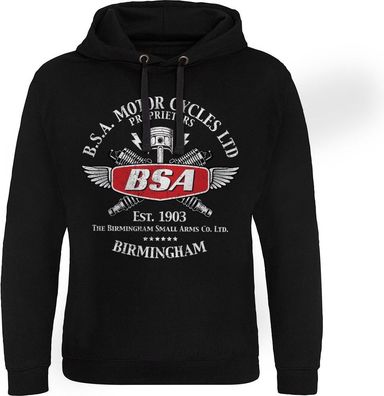 BSA Motor Cycles Sparks Epic Hoodie Black