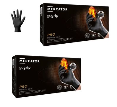 100x Mercator Gogrip Nitril Handschuhe KFZ Mechaniker extra Grip reißfest robust