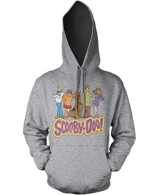 Team Scooby Doo Distressed Hoodie Heather-Grey