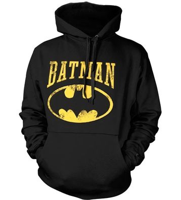 Batman Vintage Hoodie Black