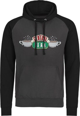 Friends Central Perk Baseball Hoodie Dark-Grey-Black