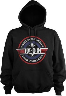 Top Gun Fighter Weapons School Hoodie Black