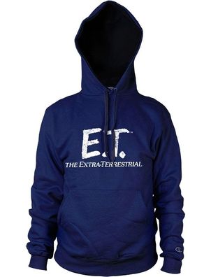 E.T. Extra-Terrestrial Distressed Hoodie Navy