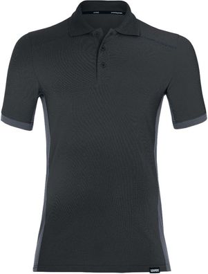 Uvex Poloshirt SuXXeed Industry Grau, Graphit