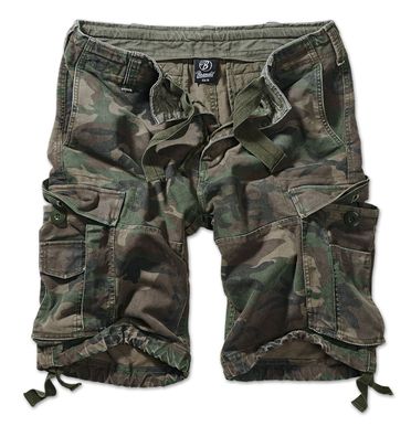 Brandit Vintage Shorts in Woodland