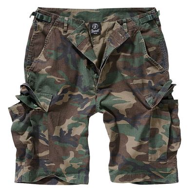 Brandit BDU Ripstop Shorts in Woodland