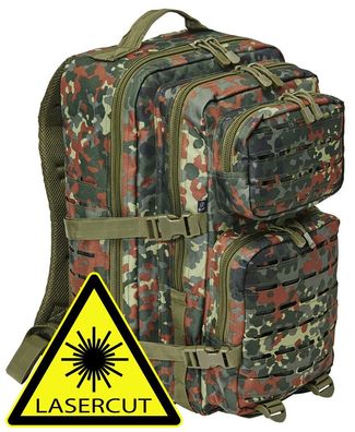 Brandit Tasche US Cooper Lasercut, large in Flecktarn