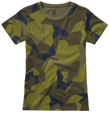 Brandit Damen Ladies T-Shirt Swedish Camo