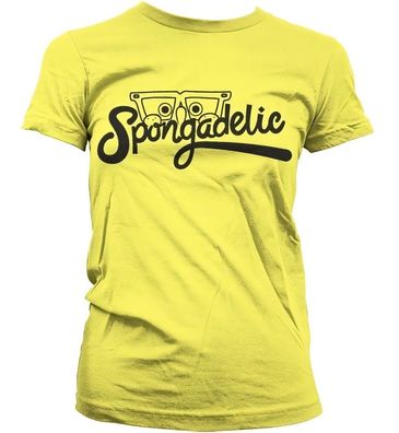 SpongeBob SquarePants Spongadelic Girly T-Shirt Damen Yellow