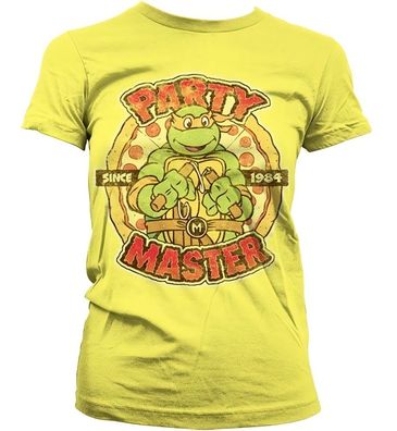 Teenage Mutant Ninja Turtles TMNT Party Master Since 1984 Girly Tee Damen T-Shirt