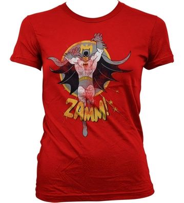 Batman Zamm! Girly T-Shirt Damen Red