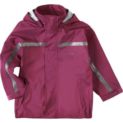 BMS Kinder Regenjacke Softskin Buddeljacke Purple