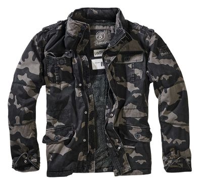 Brandit Jacke Britannia Winter Jacket in Darkcamo