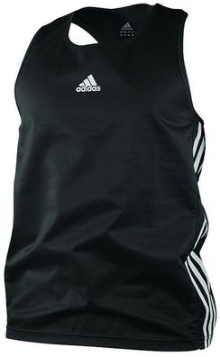 adidas Amateur Boxen leichtes Tank Top Schwarz/Weiß