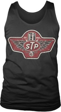 STP Piston Emblem Tank Top Black