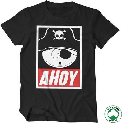 South Park Eric Cartman Ahoy Organic T-Shirt Black