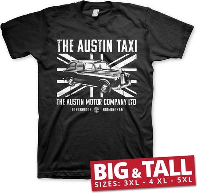 Austin Healey The Austin Taxi Big &amp; Tall T-Shirt Black