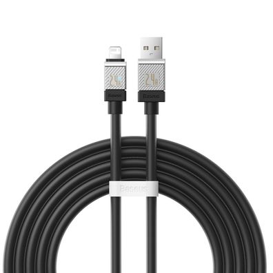 USB - Lightning 2,4A 2m Kabel Baseus CoolPlay - schwarz