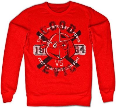 Teenage Mutant Ninja Turtles TMNT Good VS Evil Sweatshirt Red