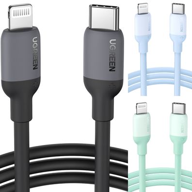 Ugreen USB Typ-C zu Lightning Ladekabel MFI zertifiziert Datenkabel Chip C94 Power