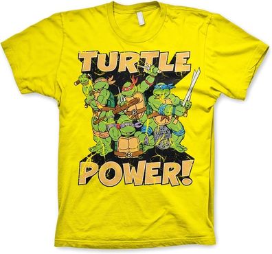 Teenage Mutant Ninja Turtles TMNT Turtle Power! T-Shirt Yellow