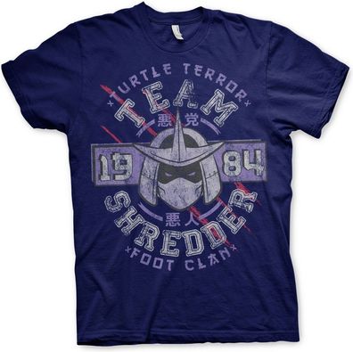 Teenage Mutant Ninja Turtles Team Shredder T-Shirt Navy