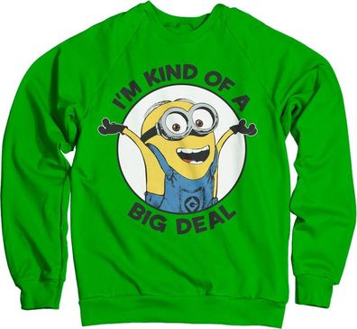 Minions I'm Kind Of A Big Deal Sweatshirt Green