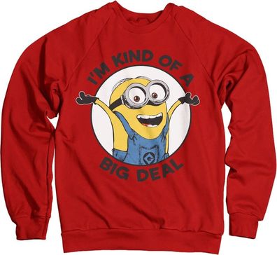 Minions I'm Kind Of A Big Deal Sweatshirt Red