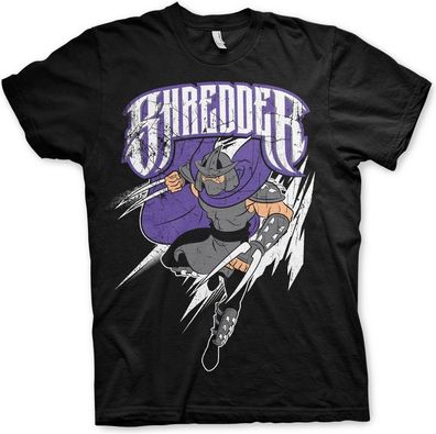 Teenage Mutant Ninja Turtles The Shredder T-Shirt Black