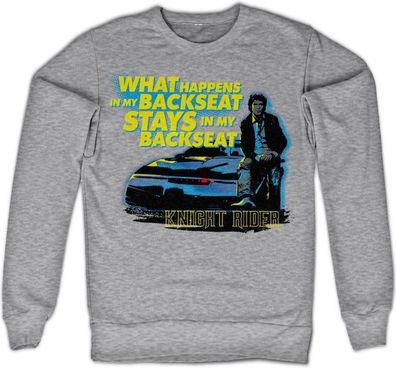 Knight Rider Backseat Sweatshirt Heather-Grey