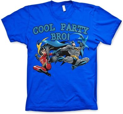 Batman Cool Party Bro! T-Shirt Blue