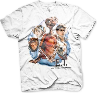 E.T. Retro Poster T-Shirt White