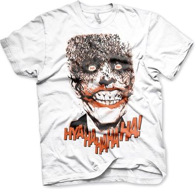 Batman Joker HyaHaHaHa T-Shirt White