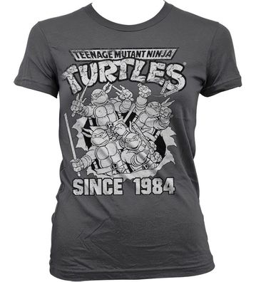 Teenage Mutant Ninja Turtles TMNT Distressed Since 1984 Girly Tee Damen T-Shirt Da