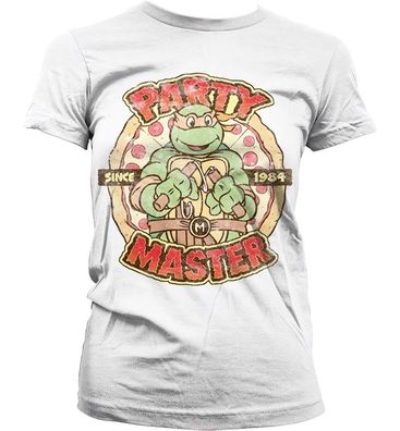 Teenage Mutant Ninja Turtles TMNT Party Master Since 1984 Girly Tee Damen T-Shirt