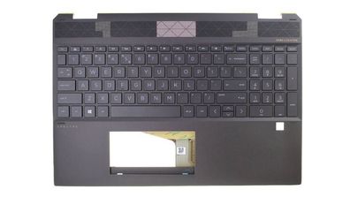 HP Spectre x360 15-DF 15T-DF Palmrest Gehäuse mit Tastatur QWERTY US L38267-B31