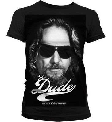 The Big Lebowski The Dude II Girly T-Shirt Damen Black