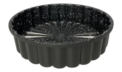 Cheffinger Backform Küchenform Marmor Alu Guss Anti Haft Ø22cm schwarz
