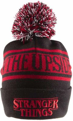 Stranger Things - Upside Down (Beanie Pom) Mütze Black