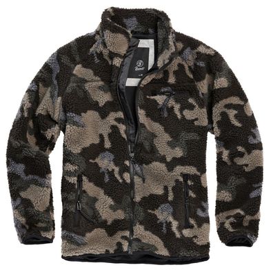 Brandit Jacke Teddyfleece Jacket in Darkcamo