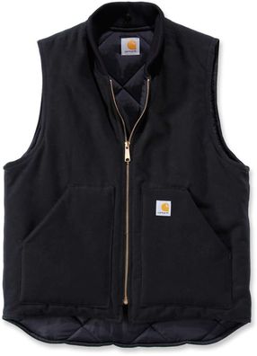 Carhartt Weste Duck Vest Arctic Quilt Lined Black