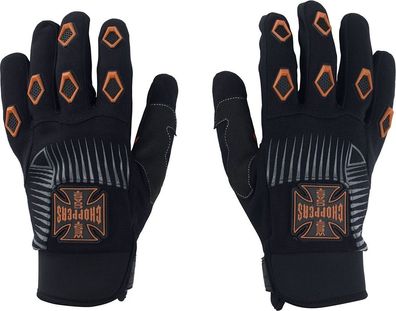 WCC West Coast Choppers Handschuhe Por Vida Black/Orange