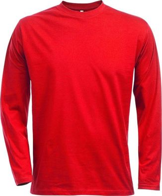 Fristads Longsleeve Acode T-Shirt Langarm 1914 HSJ Rot