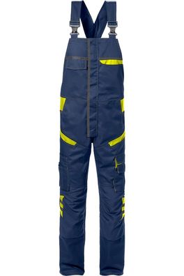 Fristads Latzhose 1555 STFP Marine/Warnschutz-Gelb