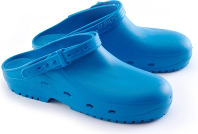 Schu'zz Schuzz Damen Clog Badeschuhe Bloc Femme Bleu vif / Blau