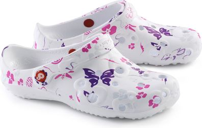 Schu'zz Schuzz Damen Clog Badeschuhe Globule Femme imprimé Libellule & p