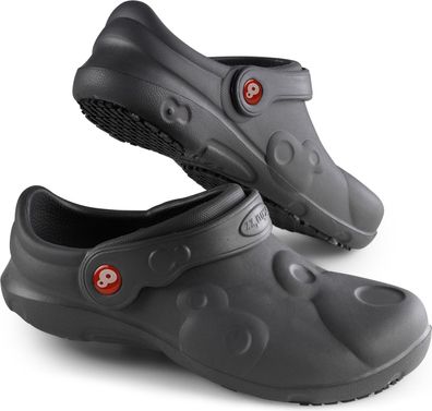 Schu'zz Schuzz Damen Clog Berufsschuhe PRO Femme uni CE 20347 Noir / Schwarz