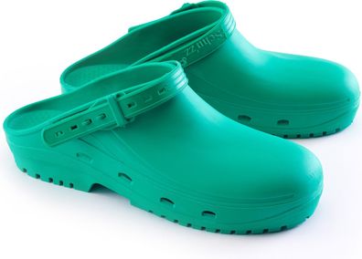 Schu'zz Schuzz Herren Clog Badeschuhe Bloc Homme Vert foncé / Grün